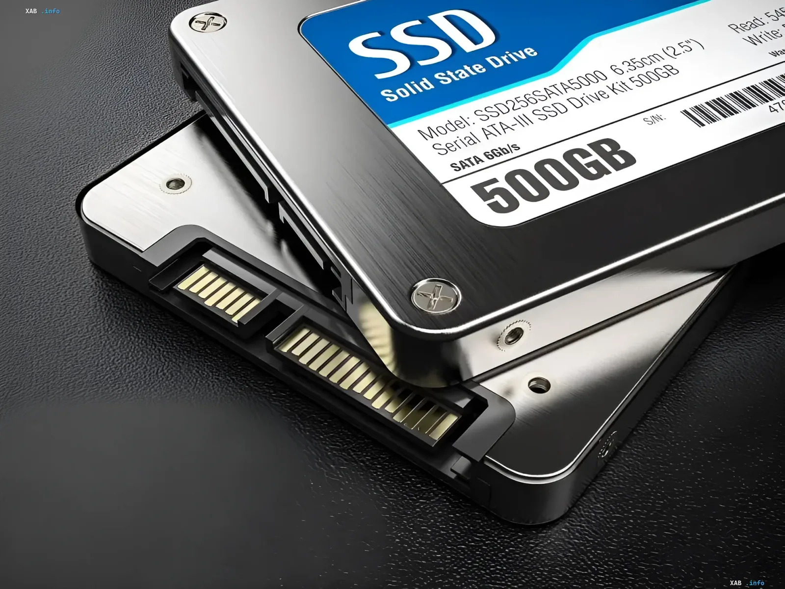 Современный SSD диск 500GB с интерфейсом SATA, символизирующий уязвимость накопителей из-за ошибки в логировании OpenAI Codex