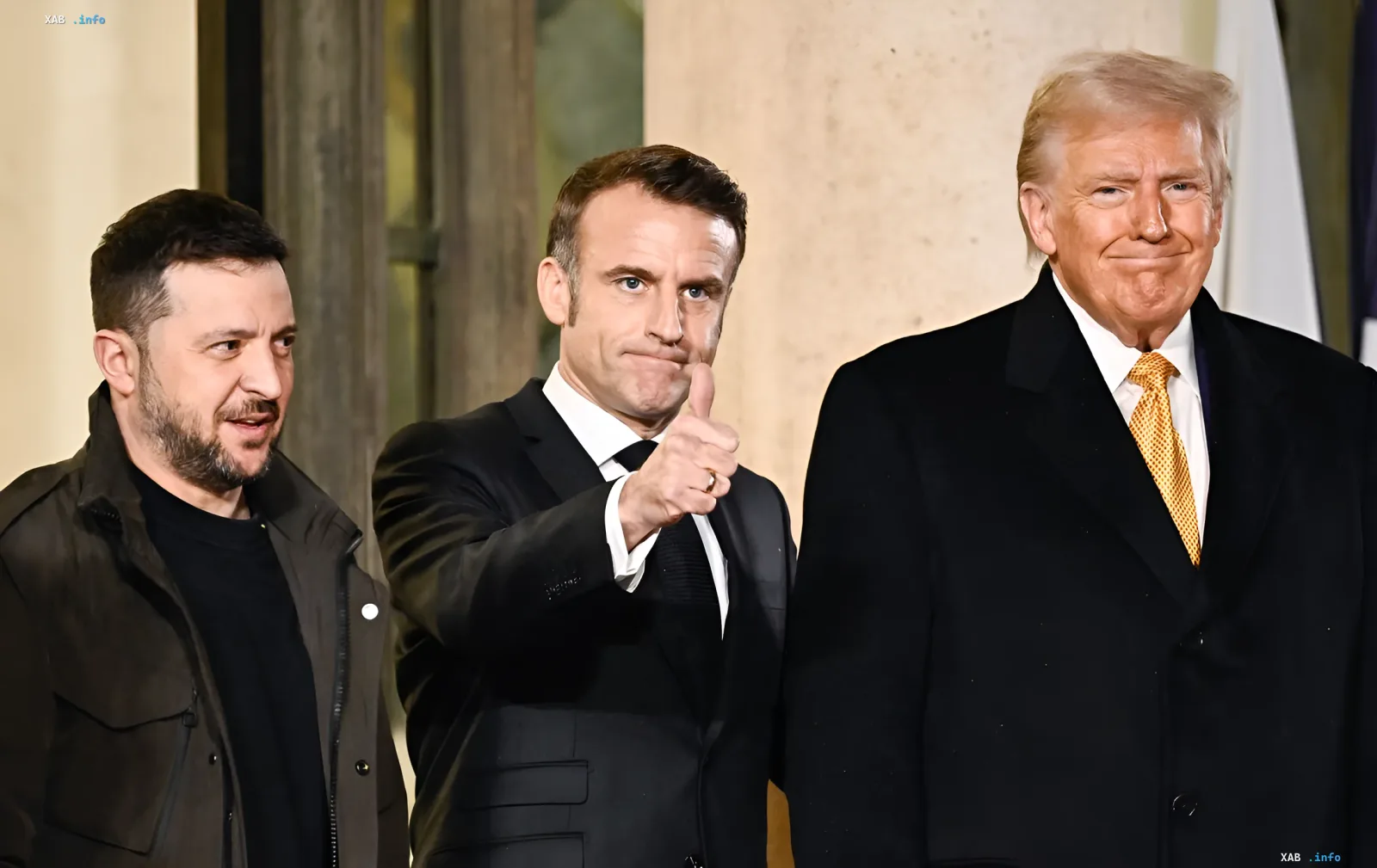 Зеленский, Макрон и Трамп на фоне смены парадигмы в украинском конфликте