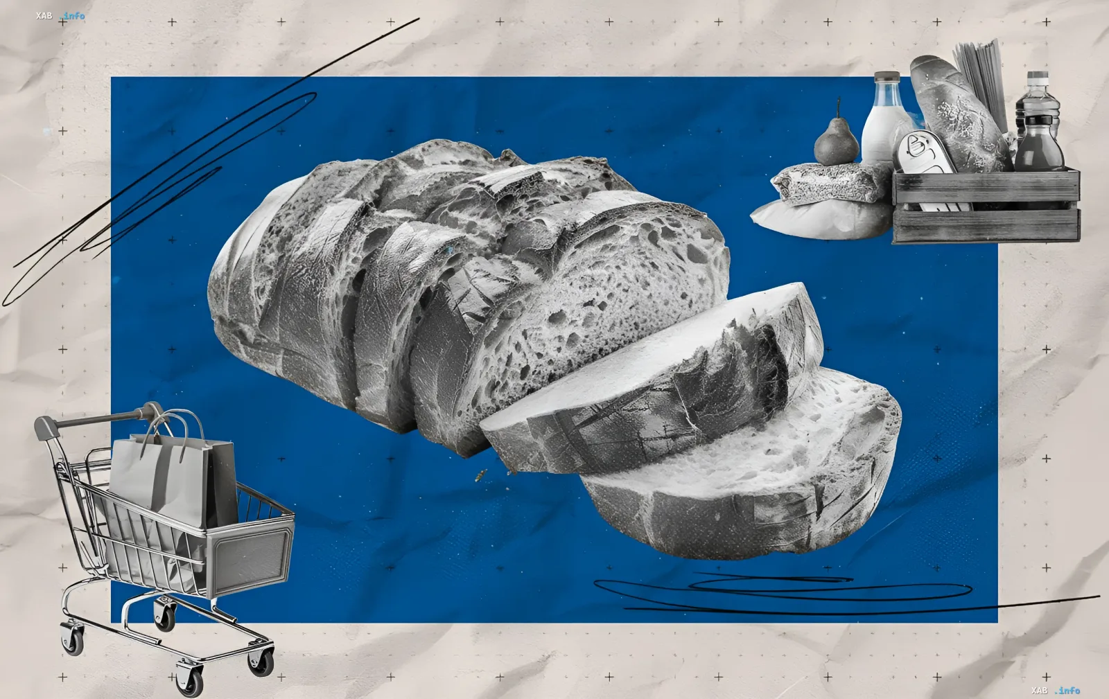 Свежий хлеб и продукты в тележке: рост цен на базовые товары в украинских супермаркетах 26 июня