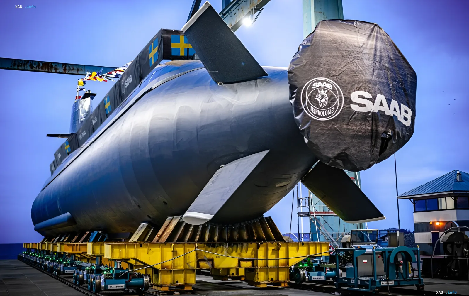 Шведская подводная лодка Saab на верфи: ключевой элемент контракта Польши на 20 миллиардов злотых