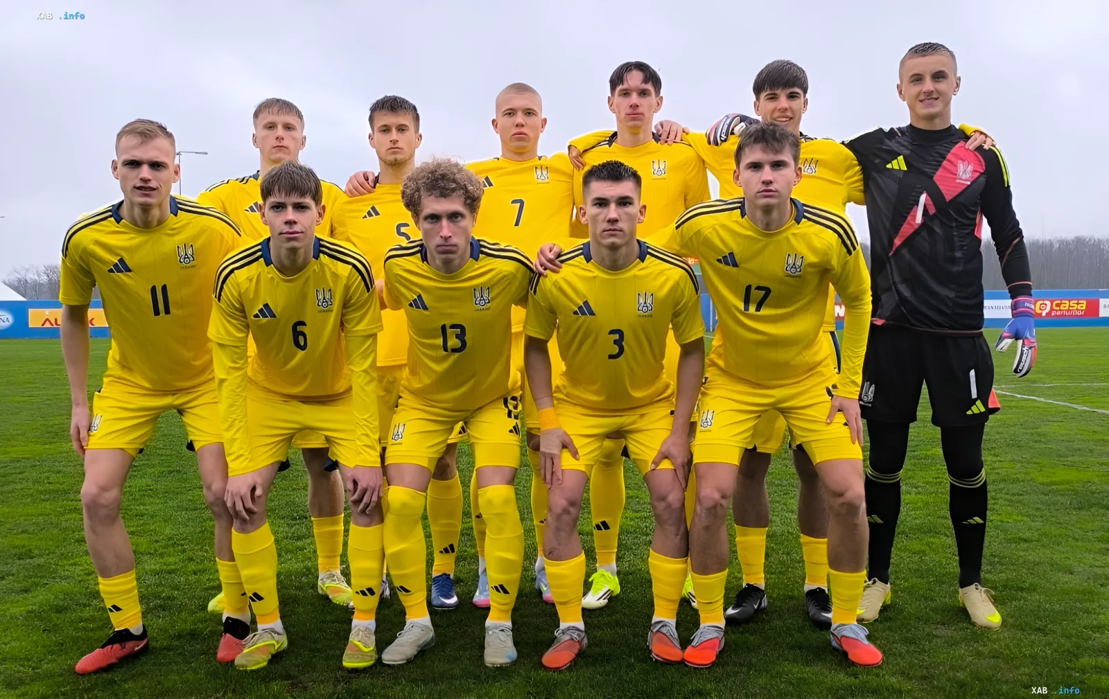Збірна України U-19 у жовтій формі перед стартом відбіркових ігор Євро-2026