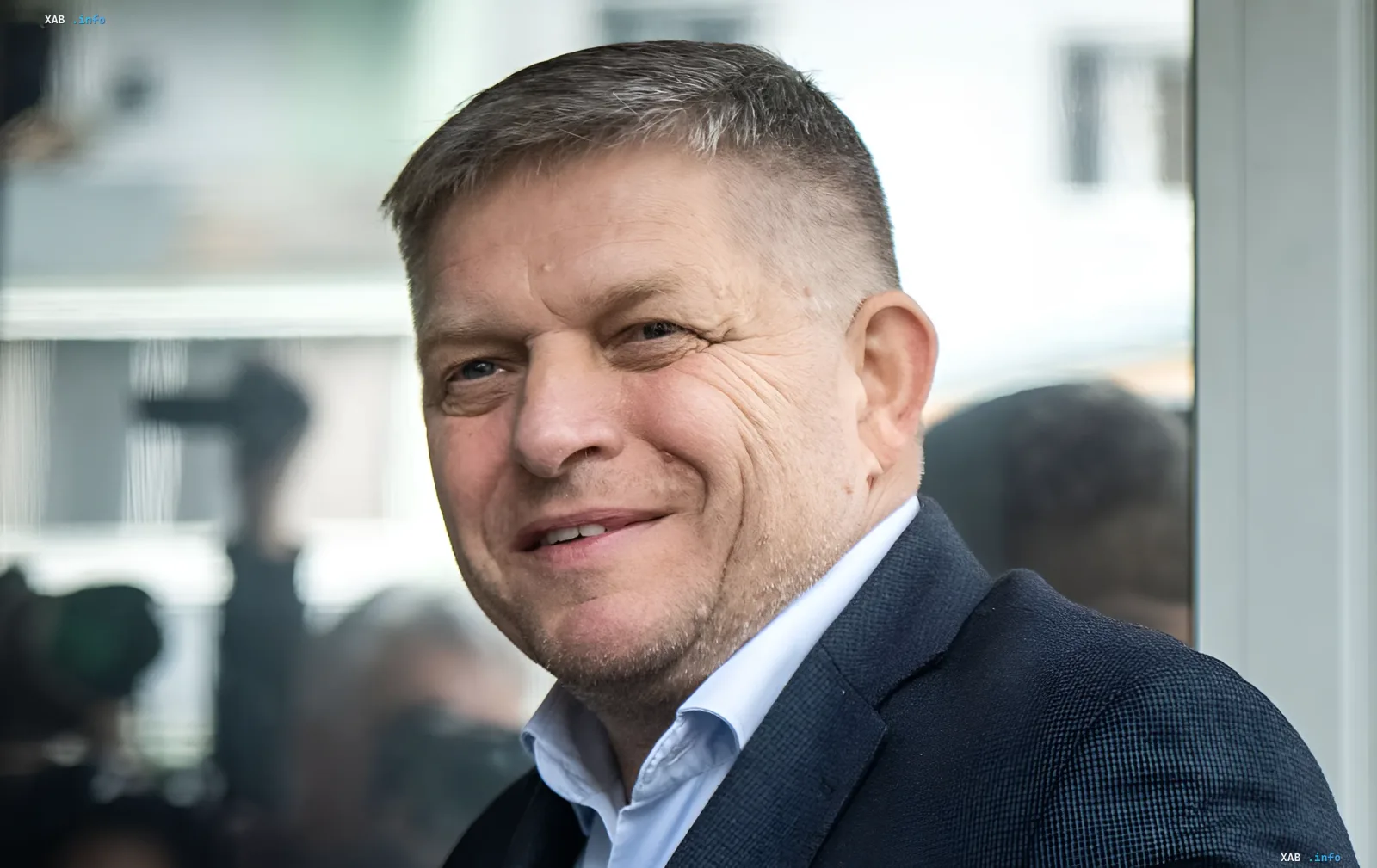 Slovak Prime Minister Robert Fico smiles amid political failure to revoke privileges due to low voter turnout