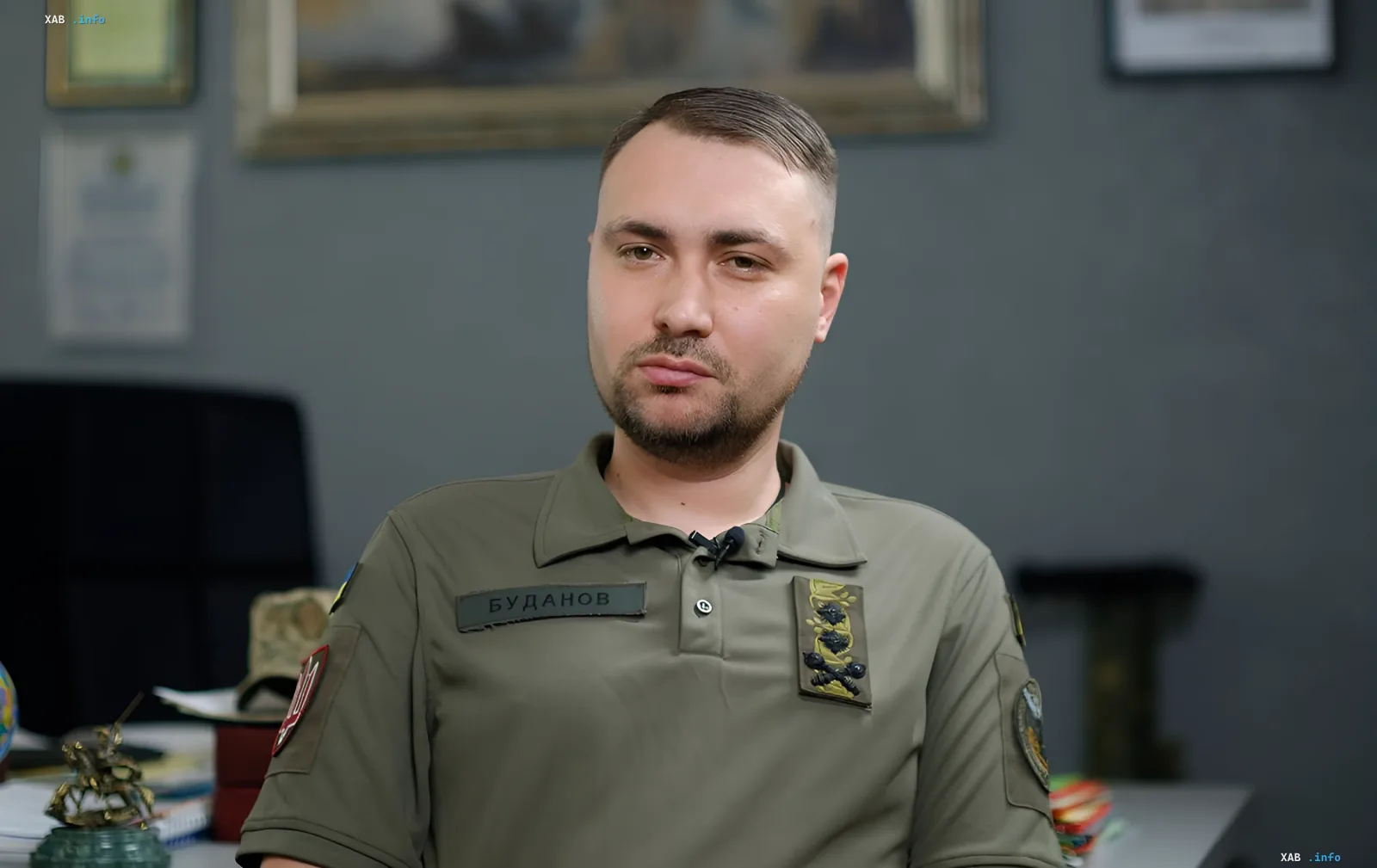 Kyrylo Budanow in Uniform erklärt Unannehmlichkeiten durch Angriffe für die Rückkehr der Krim nach Hause