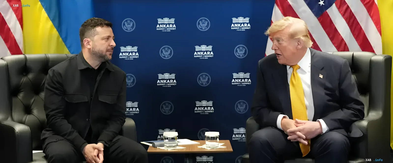 Дональд Трамп та Володимир Зеленський на переговорах в Анкарі: Трамп відкинув пропозицію Кремля про зустріч Путіна та Зеленського в Москві