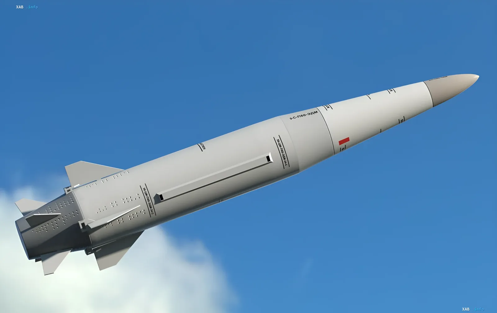 Ballistische Rakete fliegt am Himmel — Hauptbedrohung für die ukrainische Luftabwehr trotz hoher Drohnen-Abfangquote