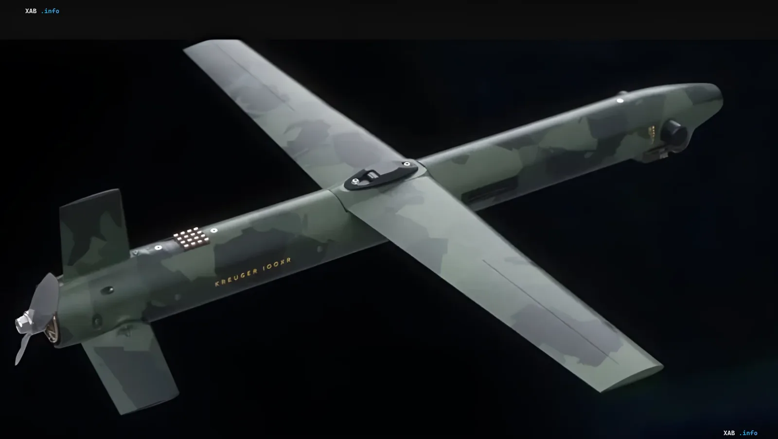 Бойовий дрон Kreuger 100XR від шведського стартапу Nordic Air Defence в камуфляжному забарвленні