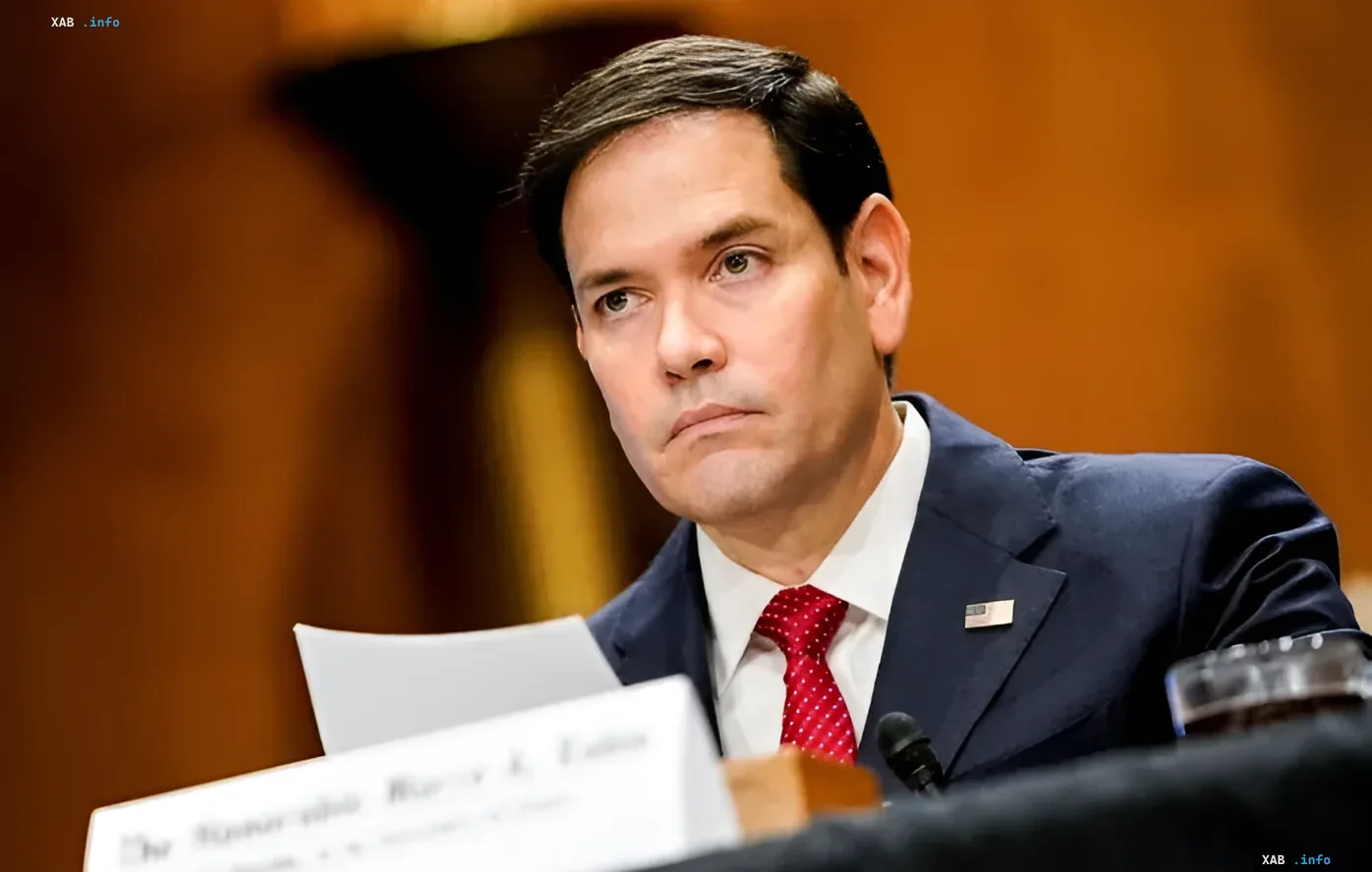 Senator Marco Rubio bei einer Anhörung im US-Kongress, die Strategie zur Zerstörung des Internationalen Strafgerichtshofs diskutierend