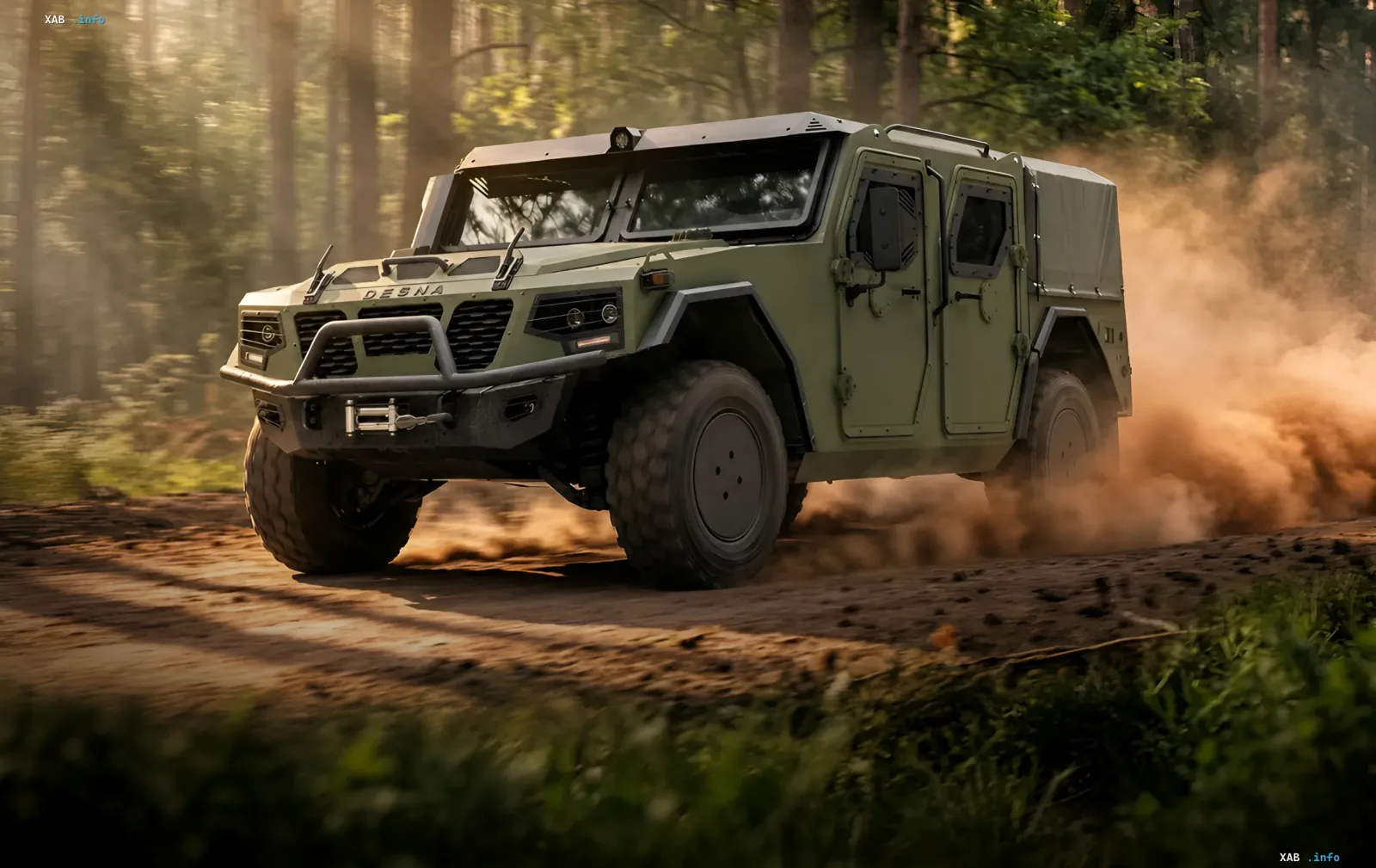 Український броньований автомобіль DESNA на бездоріжжі — символ експортного потенціалу ВПК України