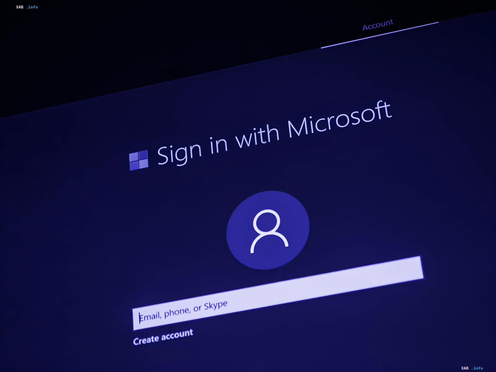 Microsoft account login screen symbolizing data loss after a hack