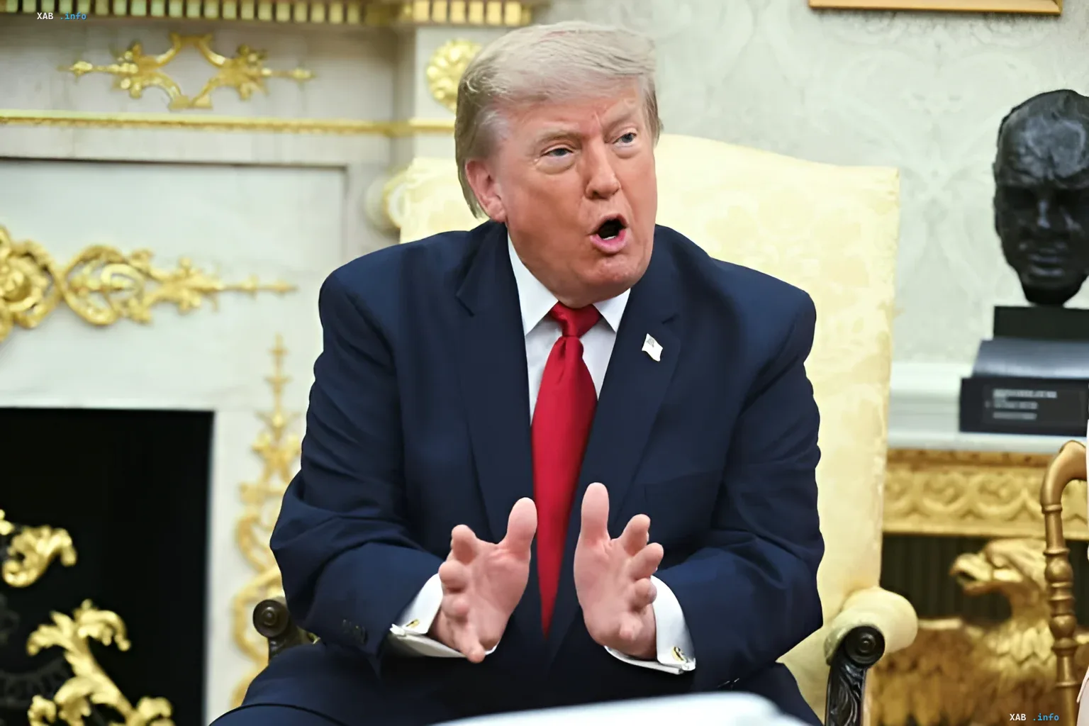 Дональд Трамп у Овальній кабінеті попереджає Іран про необхідність укладання угоди