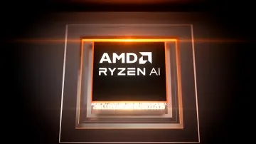 Логотип AMD Ryzen AI на тлі світіння процесора, що символізує новий архітектурний прорив Zen 6