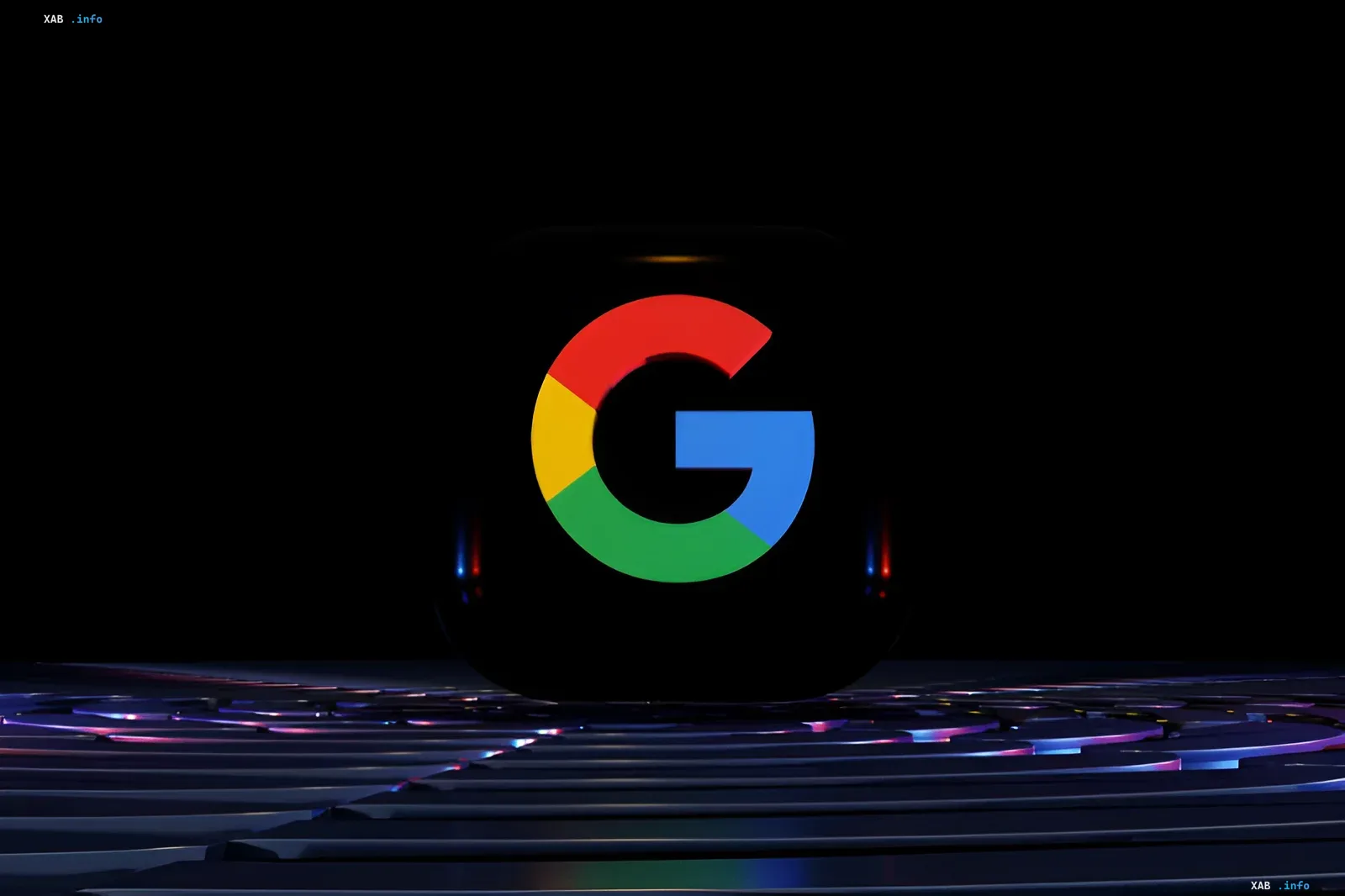 Логотип Google на футуристичном фоне, символизирующий давление Еврокомиссии на компанию в рамках дела о доминировании Android и ИИ