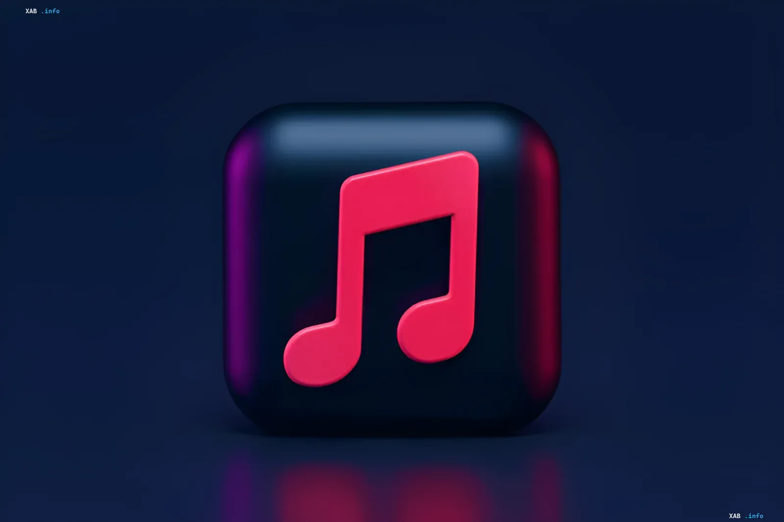 Логотип Apple Music на темному фоні з градієнтними бічними гранями, що символізує підвищення цін на підписку