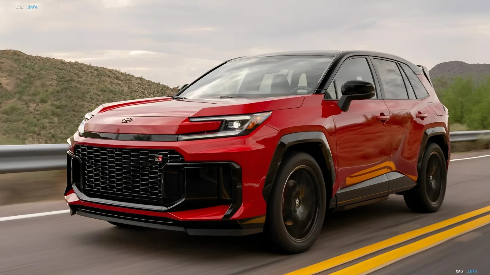 Красный Toyota RAV4 XSE на дороге: главный инженер признал ошибку с сенсорным экраном и пообещал вернуть физические кнопки