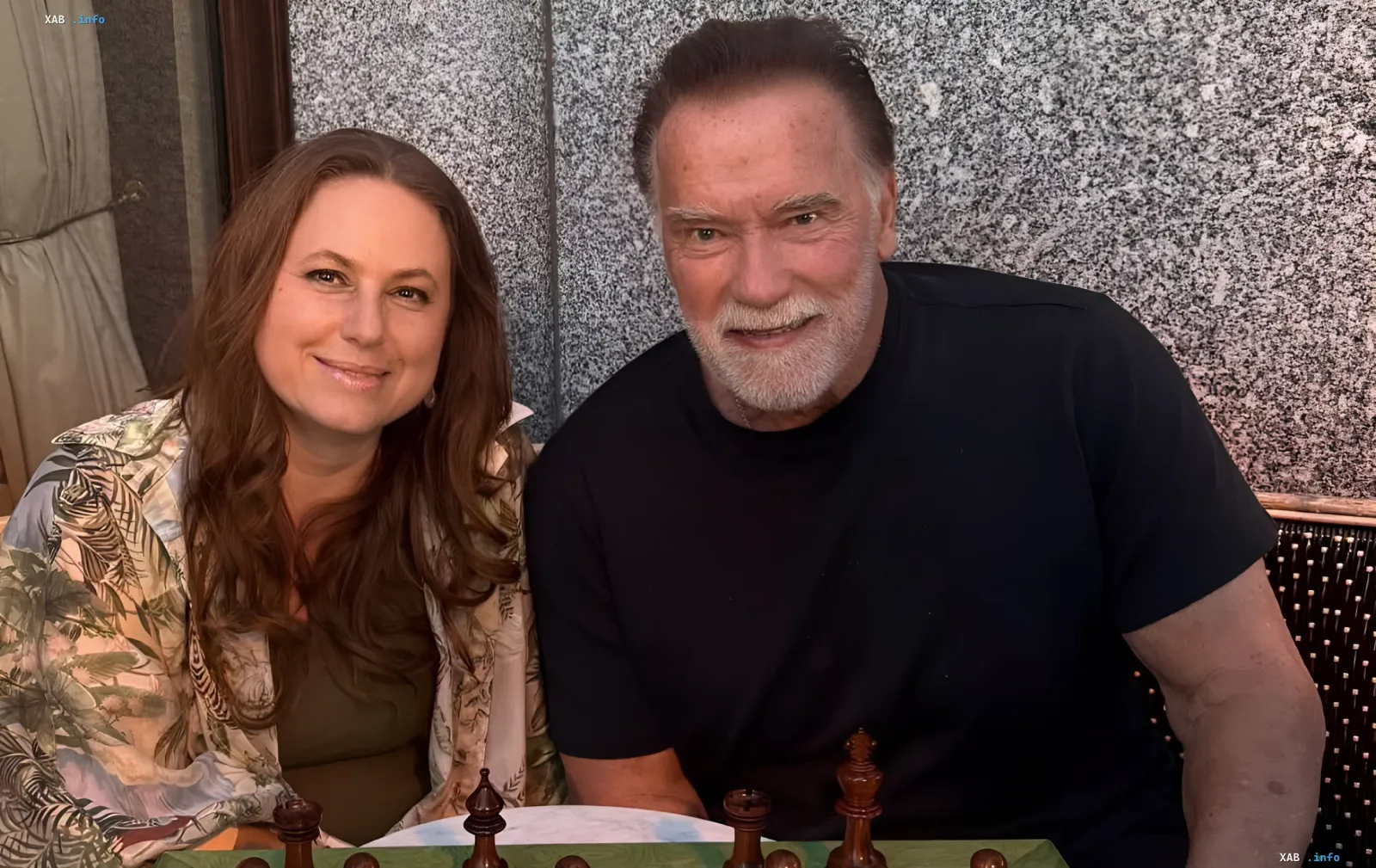 Judit Polgar and Arnold Schwarzenegger at a chessboard — amid rumors of her potential presidency in Hungary