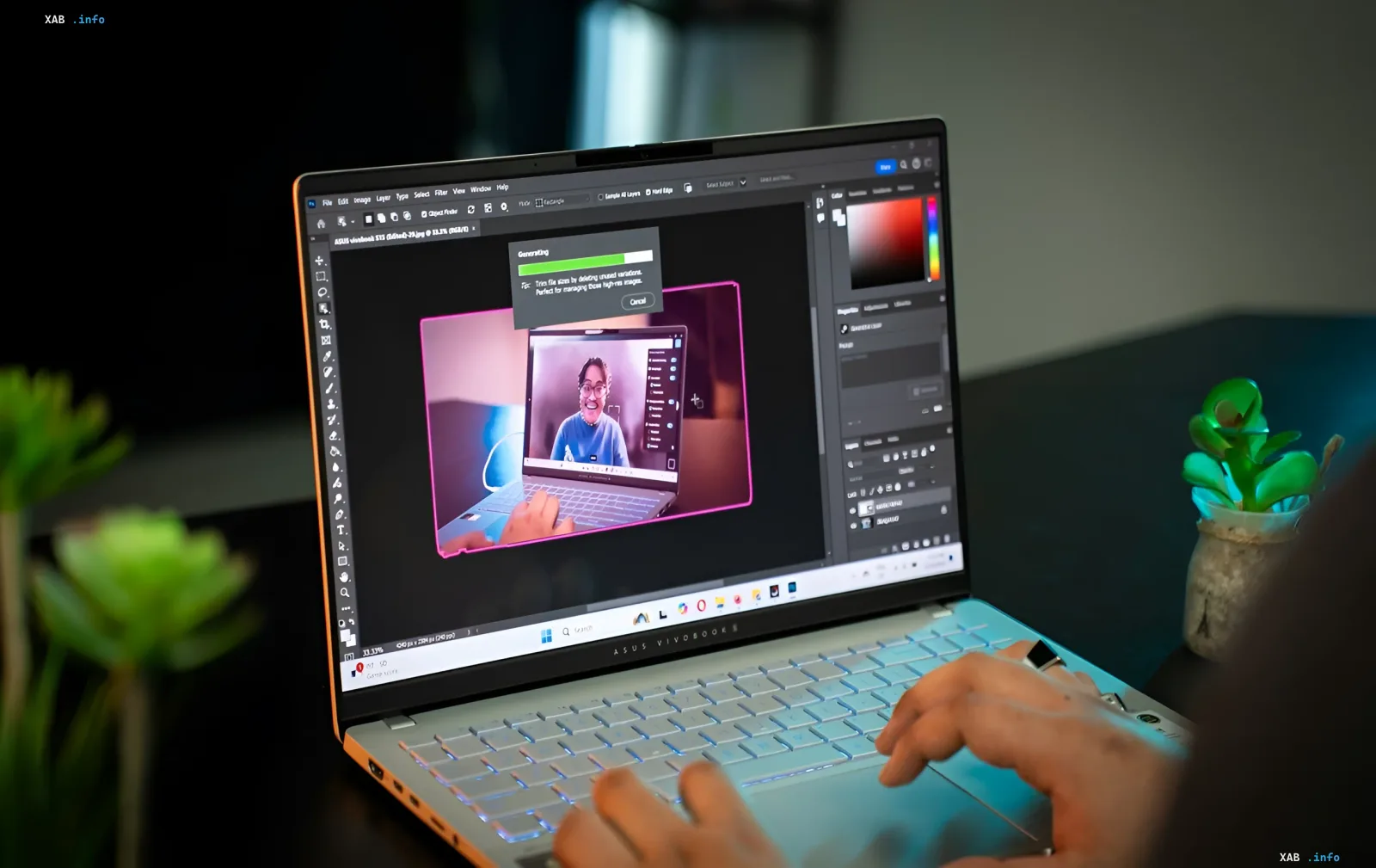 Работа в Adobe Photoshop с использованием генеративного ИИ: визуализация возможностей Project Indigo