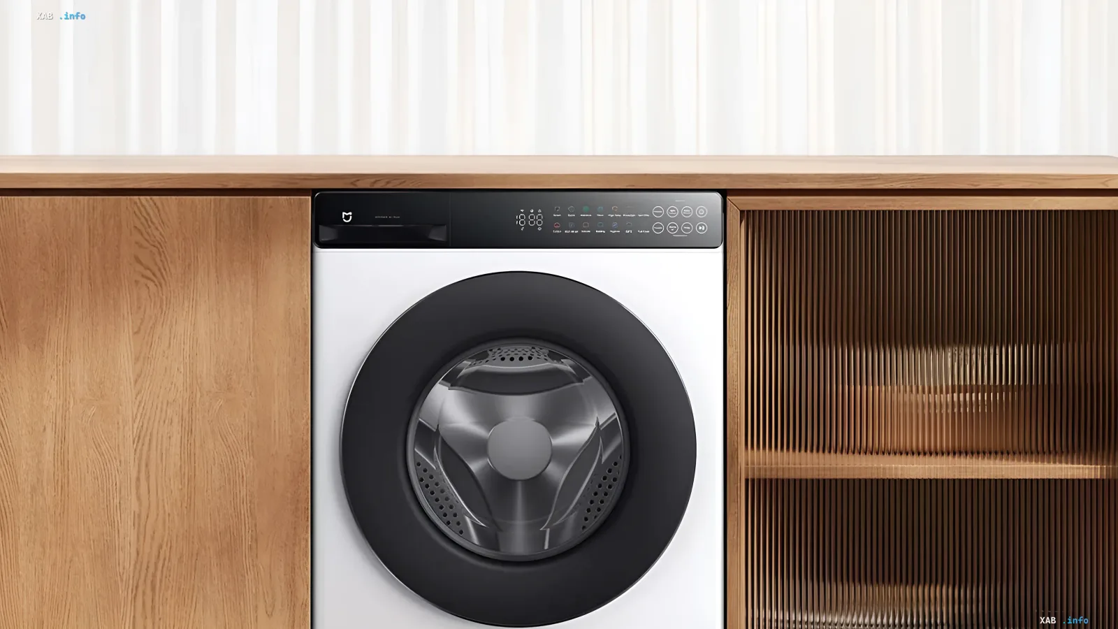 Xiaomi Mijia washing machine in a modern interior with smart control