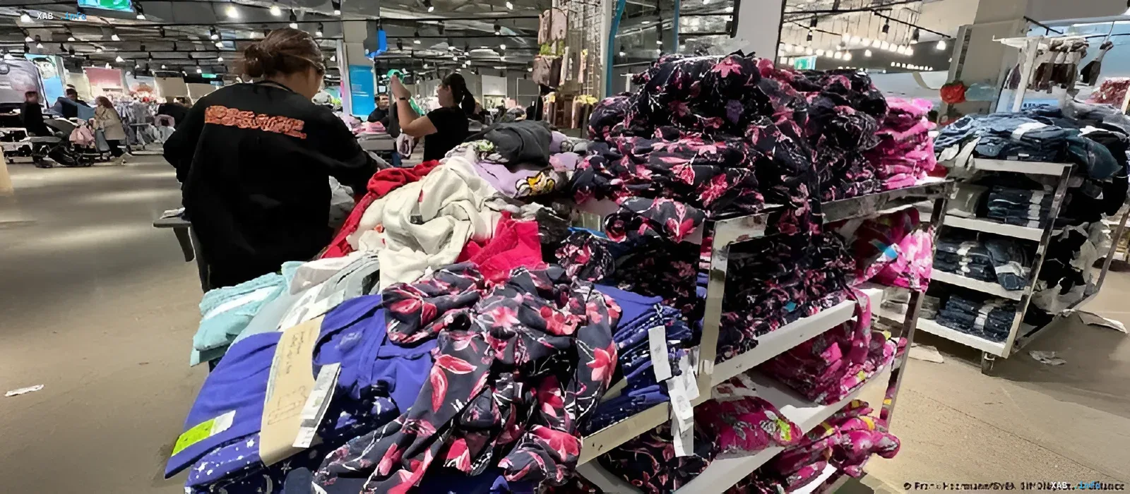 Piles of unsold clothing in warehouses and stores that can no longer be destroyed under new EU laws