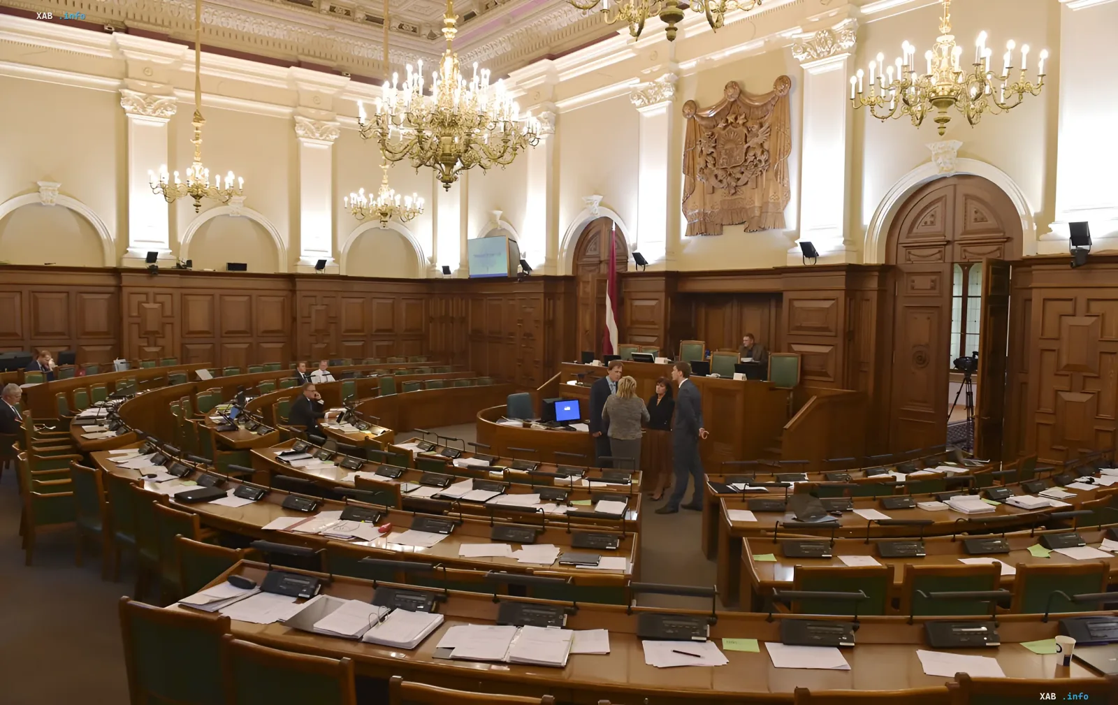 Заседание парламента Латвии (Сейма) в Риге: обсуждение новых санкций и запрета на импорт товаров из России и Беларуси