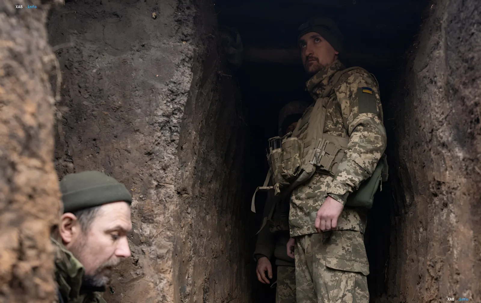Украинские военные в окопах на Запорожском направлении, 108-я бригада ТрО