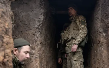 Украинские военные в окопах на Запорожском направлении, 108-я бригада ТрО
