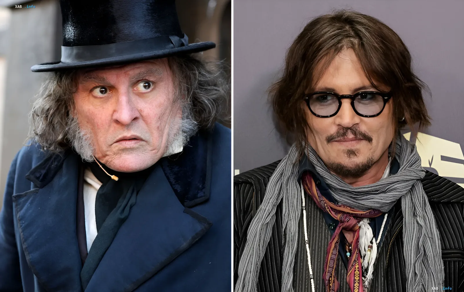 Сравнение образов: Джонни Депп в роли Скруджа Марли в фильме «Ebenezer» и его знаменитый образ Джека Воробья