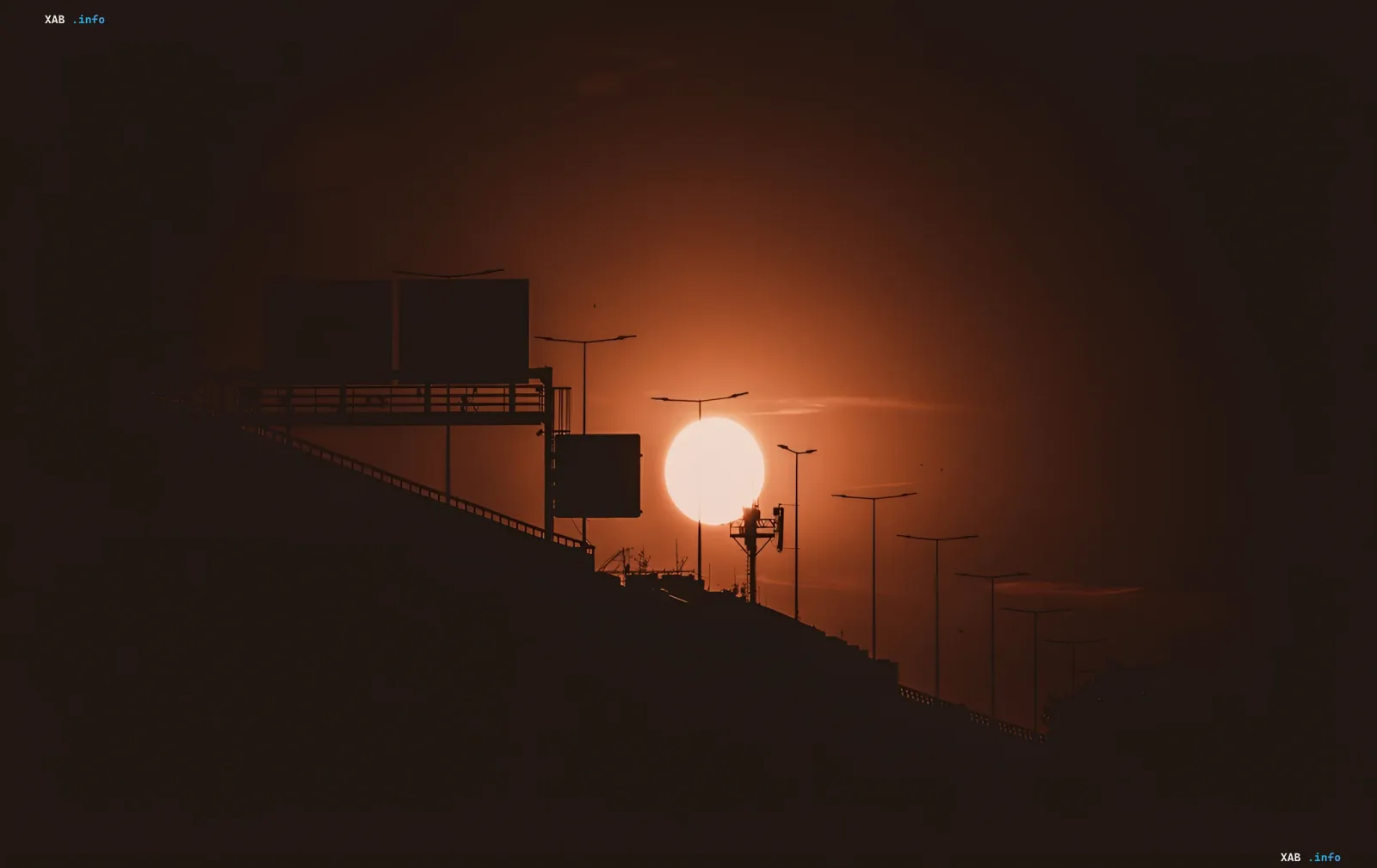 Sunset sun symbolizing the discovery of the star's chemical composition, including silver