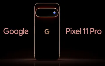 Концепт дизайна Google Pixel 11 Pro с RGB-подсветкой и логотипом G на черном фоне