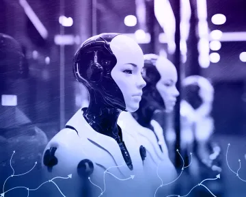 Robot powered by Google DeepMind's Gemini Robotics 2 AI, showcasing advanced learning and teamwork capabilities