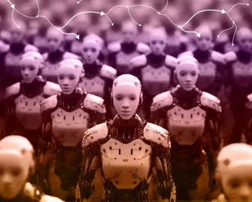 Роботы-агенты ИИ символизируют будущее Meta и персональные ИИ-агенты Марка Цукерберга