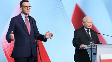 Президент Польши Анджей Дуда и премьер-министр Эстонии Юри Ратас на совместной пресс-конференции, обсуждая угрозу от падения ракеты Х-101 и эскалацию для НАТО.