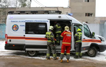 Emergency responders at the scene after explosion at Balzi Rossi restaurant — investigation into suicide bomber attack and secret military banquet