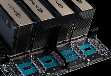 Массивные GPU-ускорители Nvidia на серверной плате: символ технологий, доступ к которым Китай пытается обойти через теневые схемы