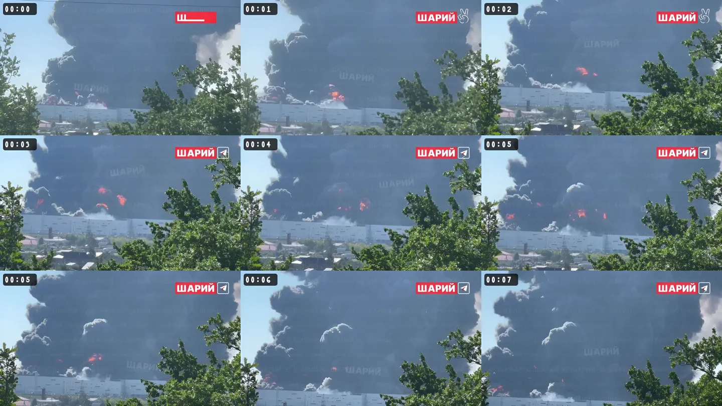 Firestorm: Drone Strike Destroys Wildberries Warehouse — Storyboard