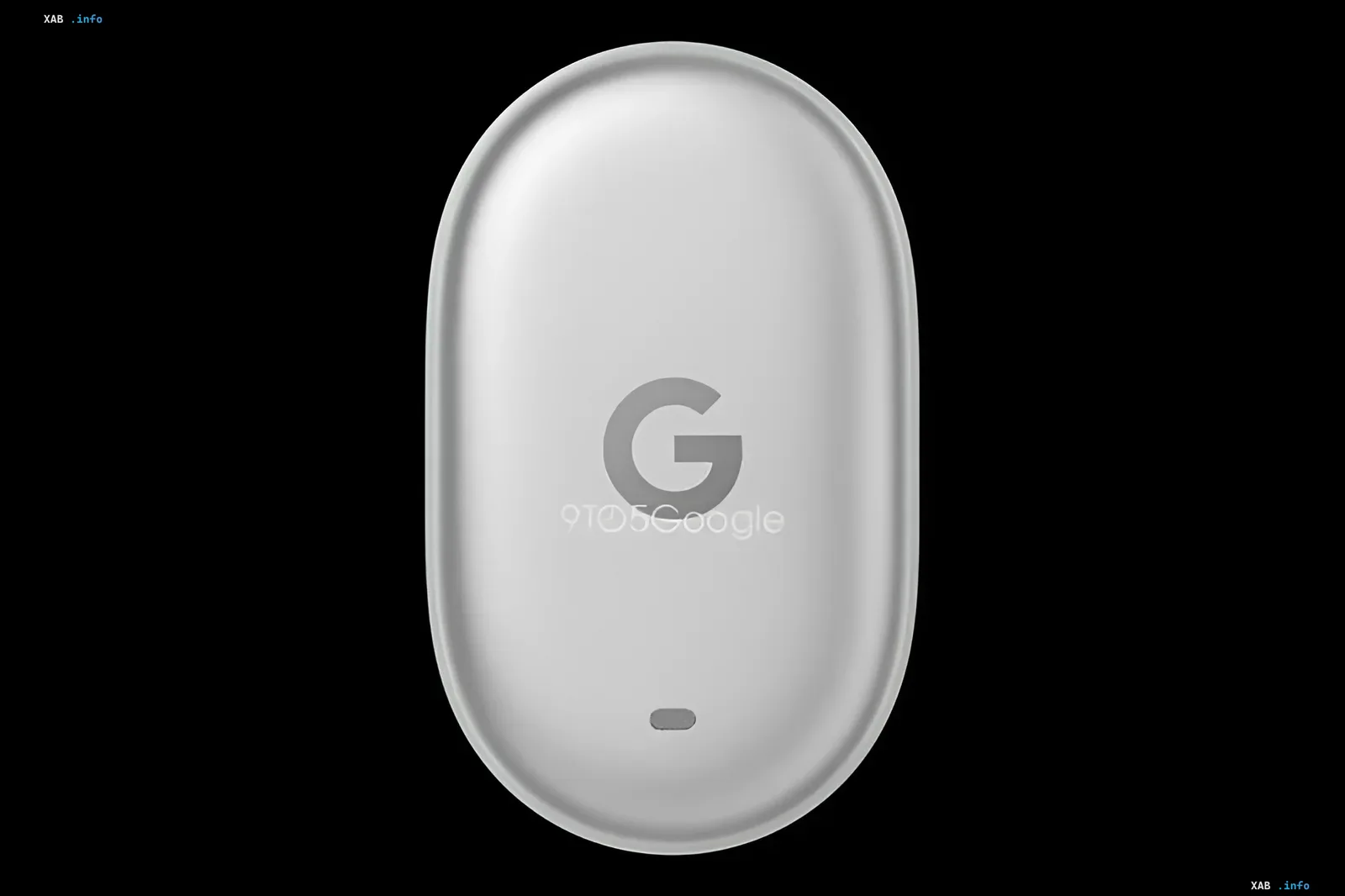 Концепт трекера Google Pixel Tag: белый овальный гаджет с логотипом G, утечка дизайна как ответ Apple AirTag