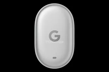 Концепт трекера Google Pixel Tag: белый овальный гаджет с логотипом G, утечка дизайна как ответ Apple AirTag
