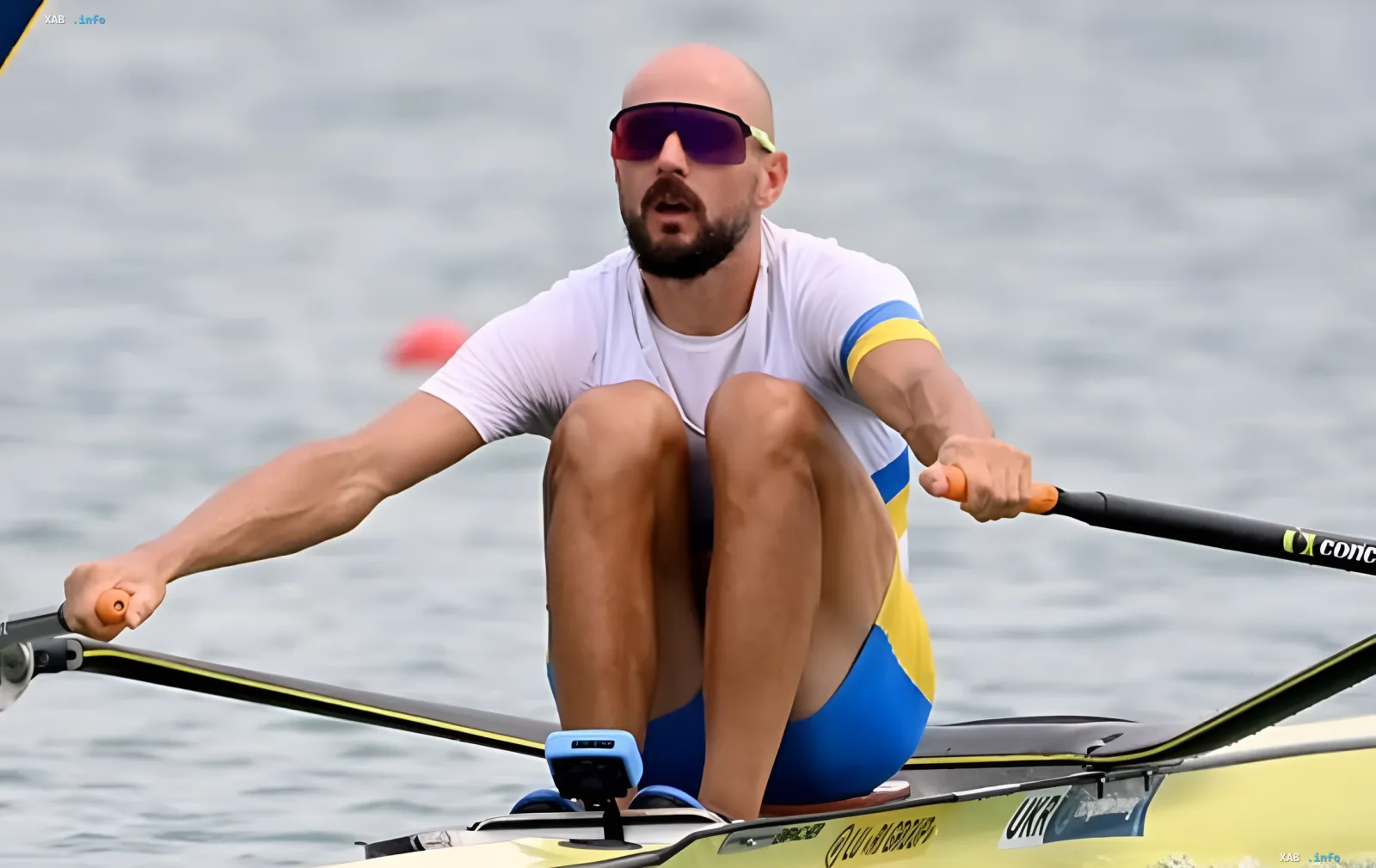 Ukrainischer Ruderer Ihor Khmara bei der Europameisterschaft 2026, wo er historisches Bronze für die ukrainische Nationalmannschaft gewann