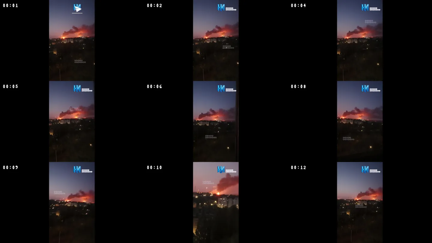 Саратов у вогні: кадри вибуху НПЗ — Storyboard