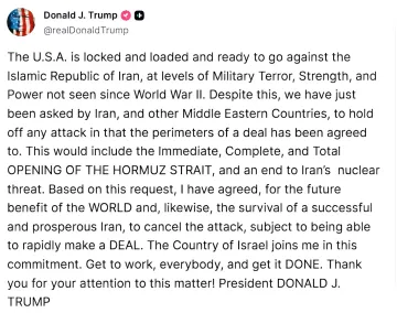 Trump tweet on canceling strike on Iran: 'Locked and loaded', but peace is more valuable