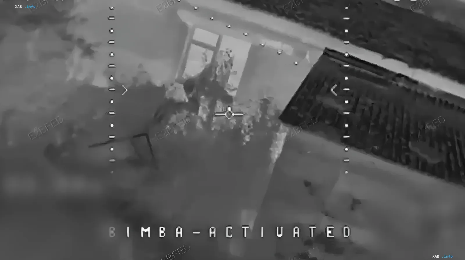 Thermal imaging from a drone shows the destruction of enemy assault groups near Kharkiv