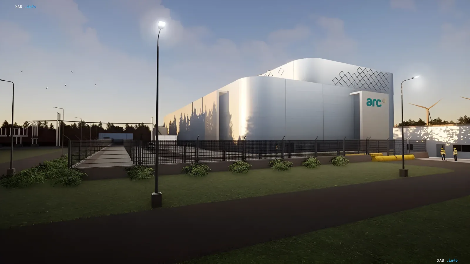 Rendering of the ARC-100 small modular nuclear reactor by ARC for data center power