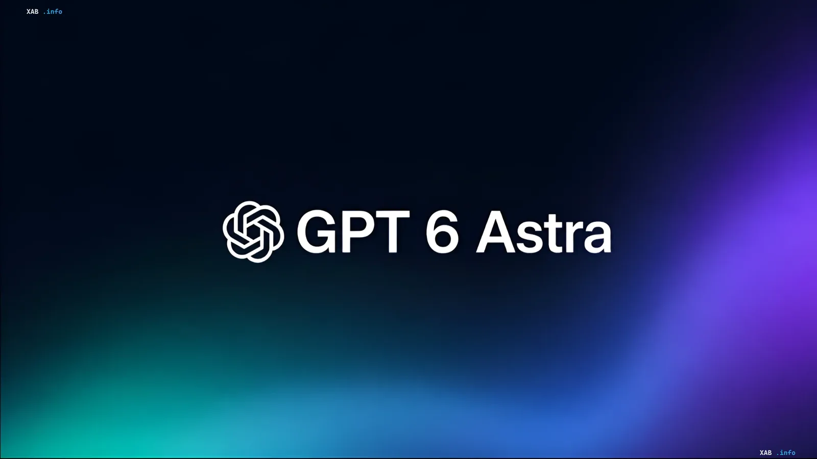 Logo von GPT-6 Astra auf Farbverlaufshintergrund – Symbol des KI-Durchbruchs bei Beweisen jahrzehntealter ungelöster Theoreme