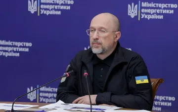 Міністр енергетики України Герман Галущенко на прес-конференції обговорює загрозу зимових атак Росії на енергосистему