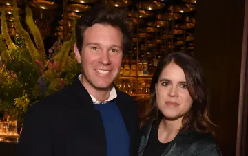 Princess Eugenie and Jack Brooksbank at an event — happy parents of newborn daughter