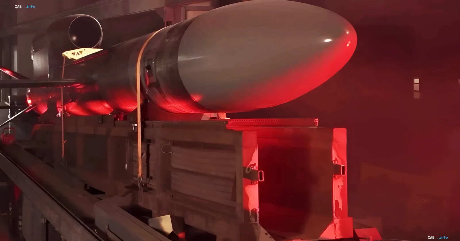 Ukrainische Flamingo-Rakete mit neuem Triebwerk zur Reichweitenverlängerung auf Teststand