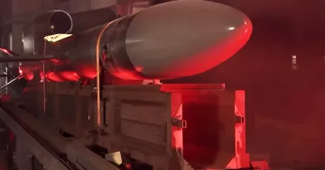 Ukrainische Flamingo-Rakete mit neuem Triebwerk zur Reichweitenverlängerung auf Teststand