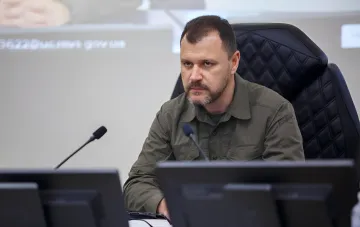 Руководитель гражданской обороны Киева Маркиян Бубличко на совещании по плану стойкости столицы