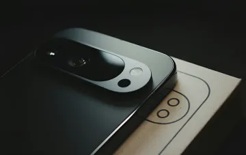 Rückseite eines Google Pixel-Smartphones mit Kameramodul und LED-Benachrichtigungsleuchte, die die Rückkehr des Indikators im Pixel 11 illustriert