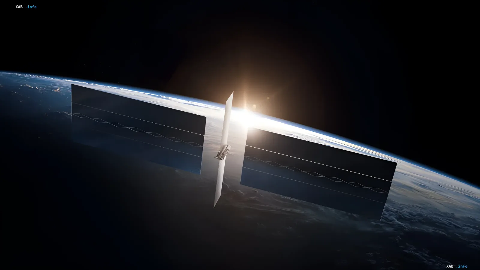 Супутник Starlink на орбіті Землі з сходом сонця — символ зростання SpaceX та амбітних планів щодо ШІ та Starship