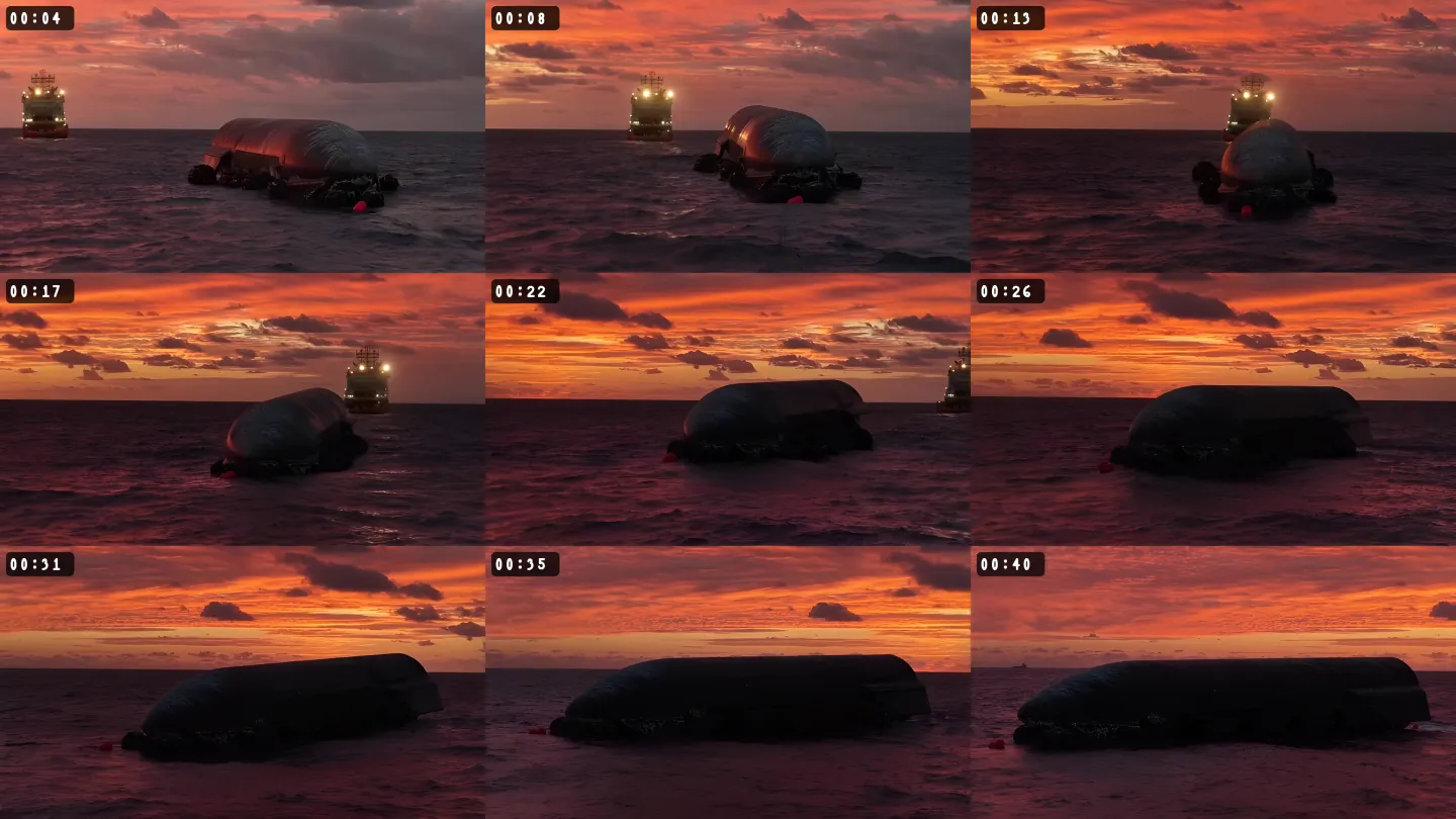 Starship 40 im Sturm: Schleppoperation — Storyboard